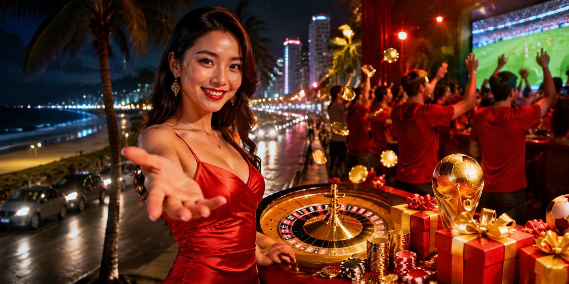 Bàn Roulette với ánh đèn neon tại khu vực Phan Thiết — trải nghiệm casino hiện đại